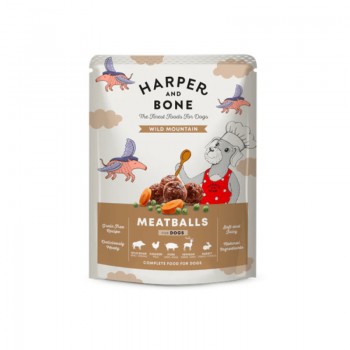 HARPER & BONE ΚΕΦΤΕΔΑΚΙΑ ΣΚΥΛΟΥ WILD MOUNTAIN 300gr HARPER & BONE ΚΕΦΤΕΔΑΚΙΑ ΣΚΥΛΟΥ WILD MOUNTAIN 300gr